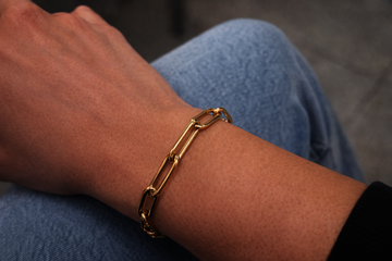 Žluté zlato náramek OČKA 20cm